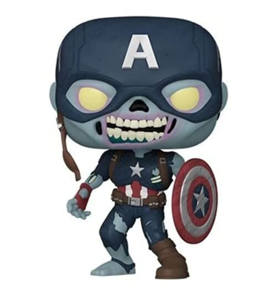 Funko Pop! Marvel: What If? - Zombie Captain America Vinyl Bobblehead