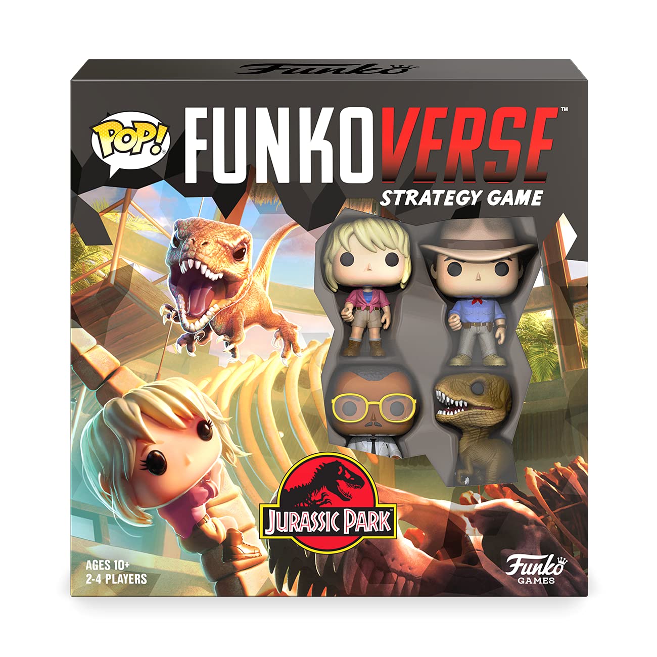 Funkoverse: Jurassic Park 100 4-Pack Board Game Multicolour